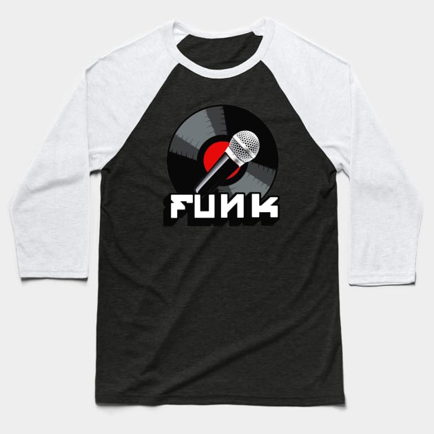 Funk Baseball T-Shirt by NineBlack